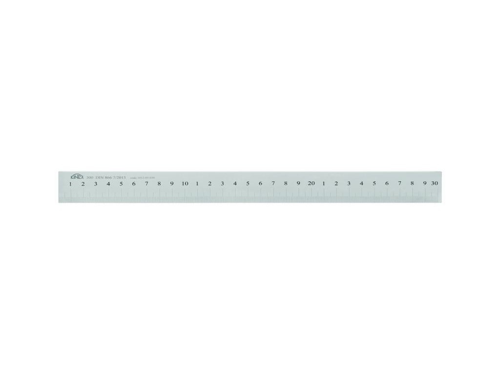 Měřítko ocelové plochépopis laserem, DIN 866 500x25x5 mm KINEX