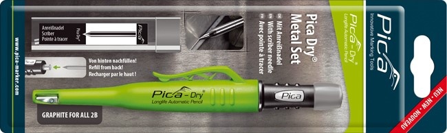 Pica Dry Metal tužka  automatická + rýsovací jehla z tvrdokovu.