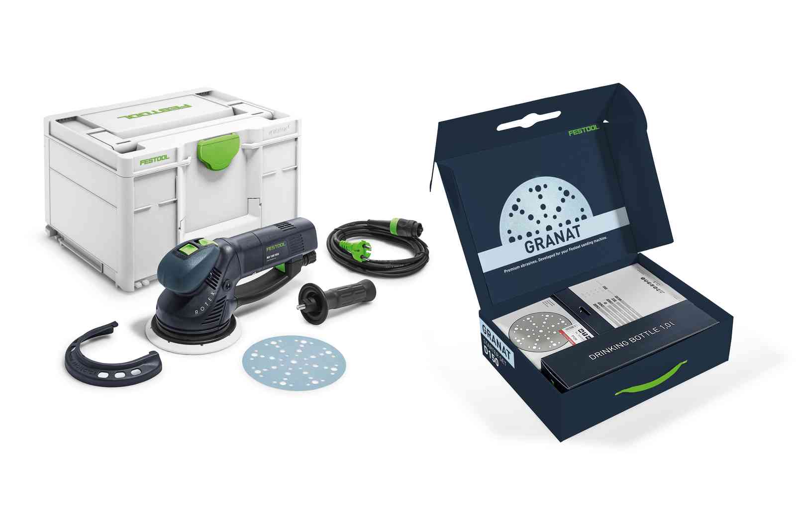 Bruska Festool RO 150 FEQ GR-Set