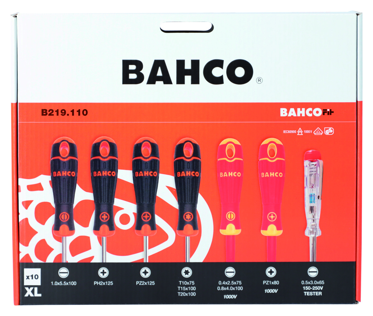 Sada šroubováků BahcoFit B219.110