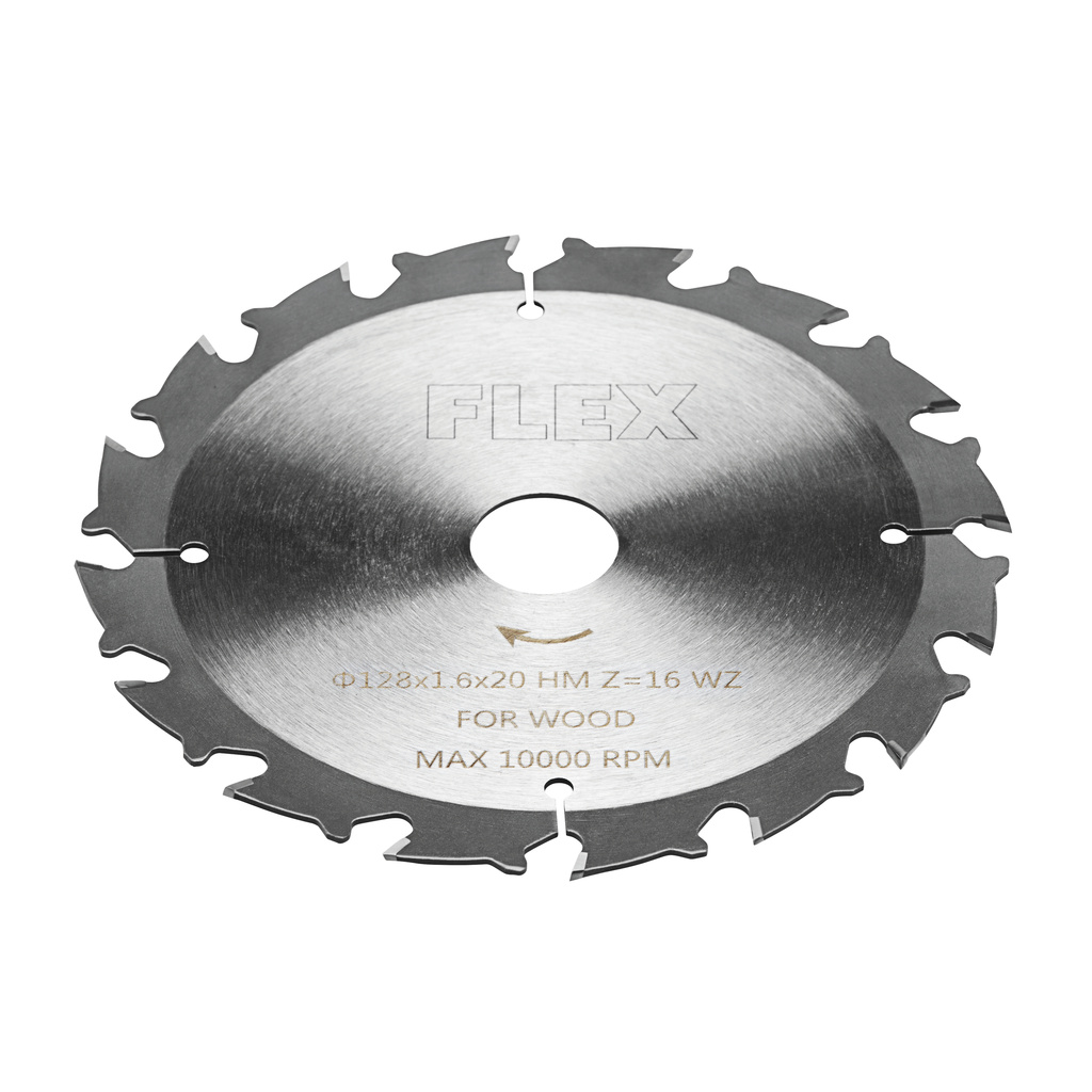 FLEX – D128x1,6x20 HM Z=16 WZ –  Pilový kotouč