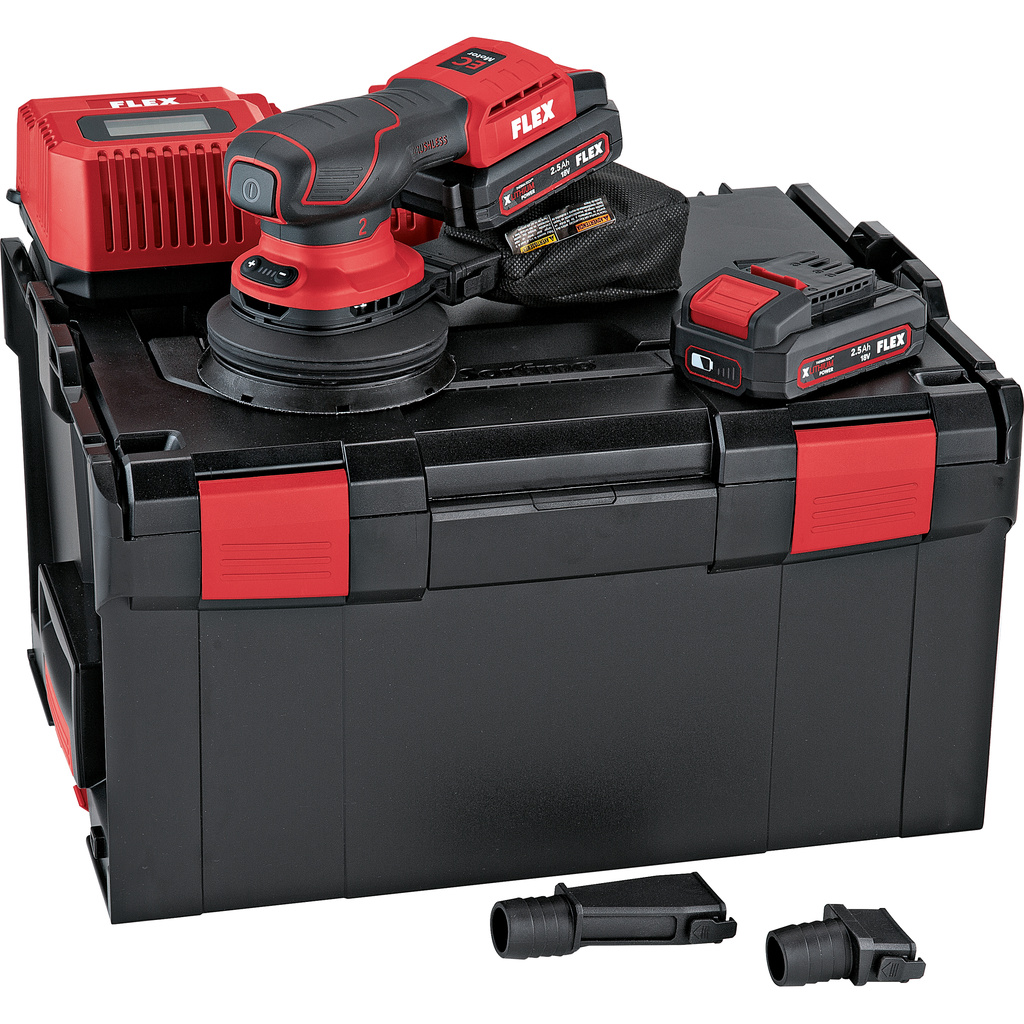 FLEX – ORE 2-125 18-EC/2.5 Set –  Akumulátorová bruska