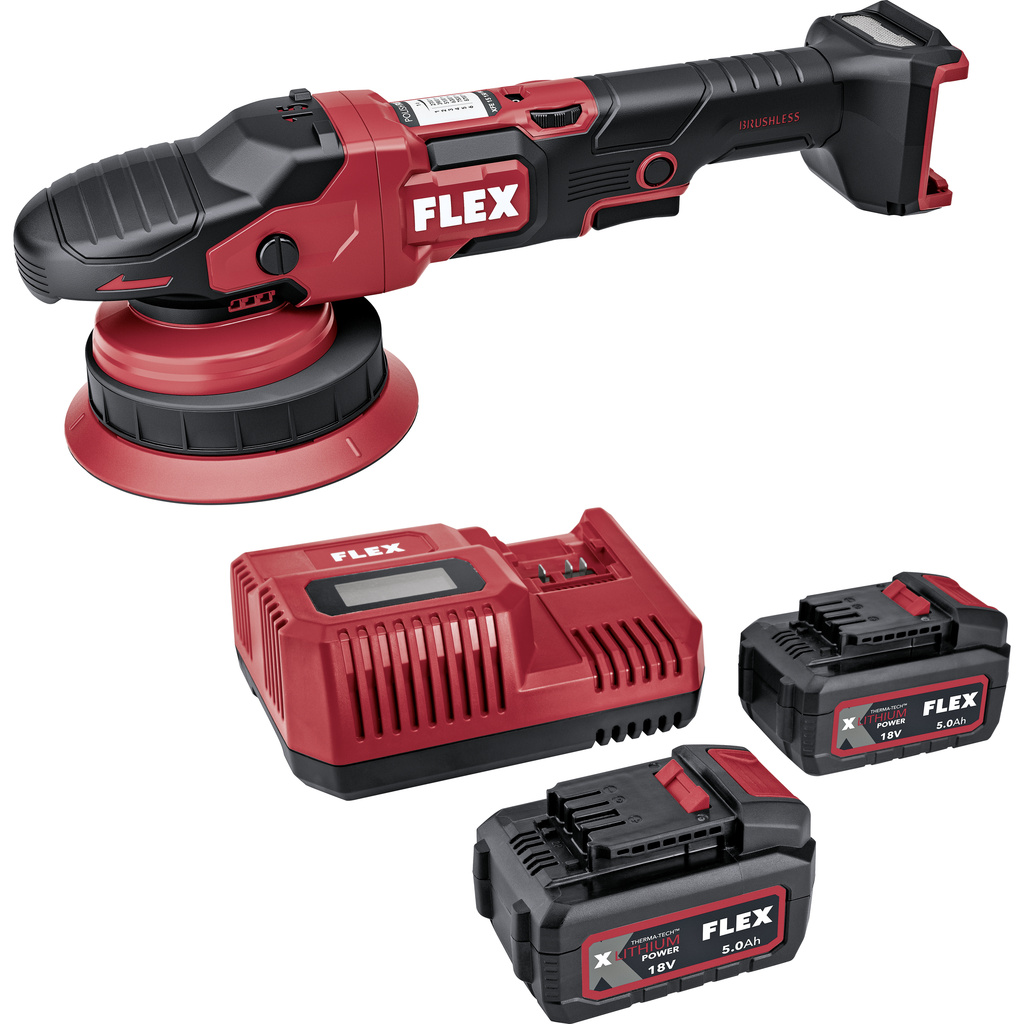 FLEX – XFE 15 150 18-EC Set  –  Aku leštička