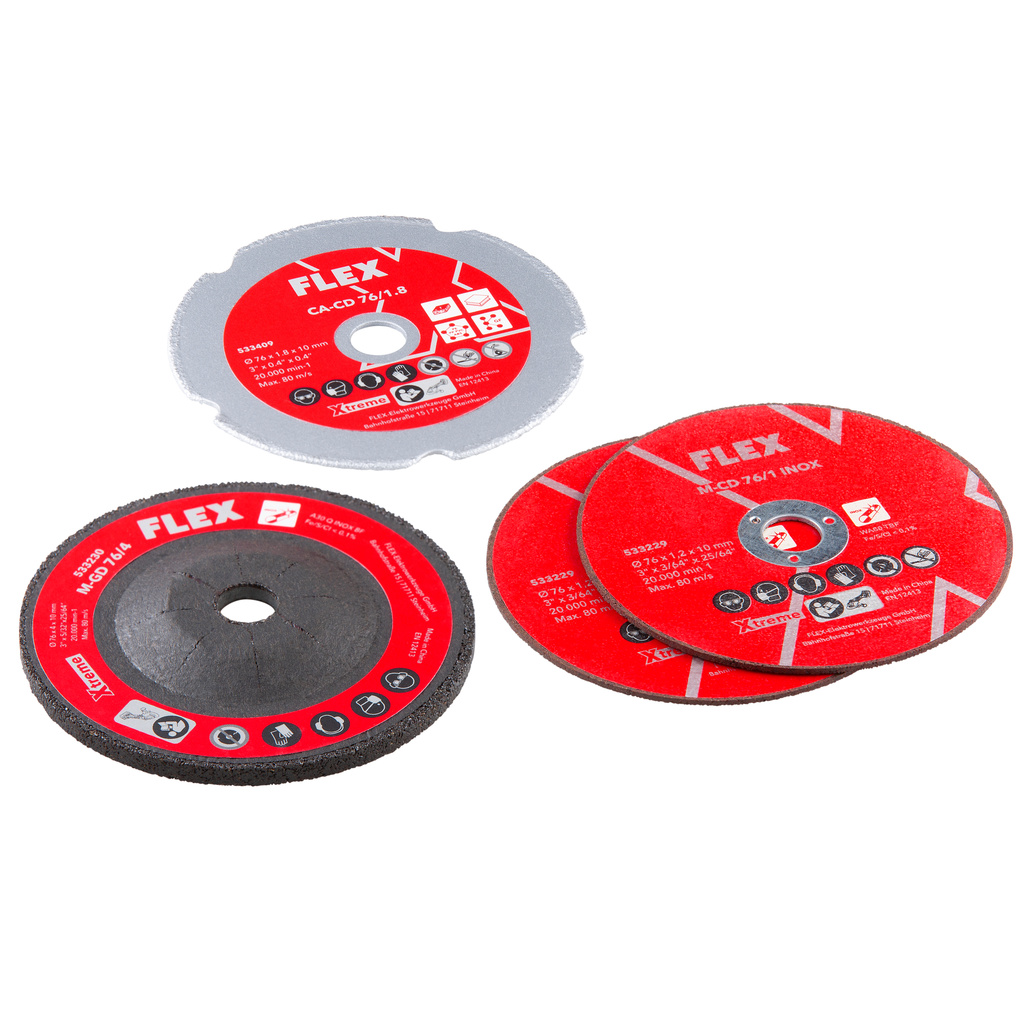 FLEX – S-Set LBE76  –  Řezný kotouč