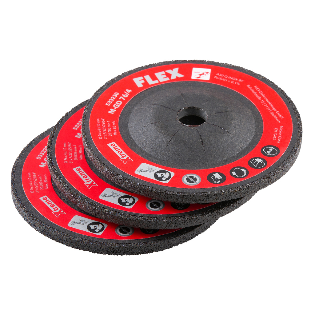 FLEX – M-GD 76/4 VE3  –  Hrubovací kotouč