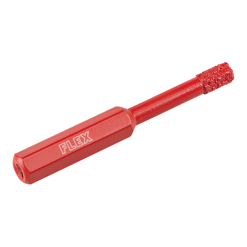FLEX – DD-DRY D6x30 HEX –  Diamantový vrták pro vrtání na sucho