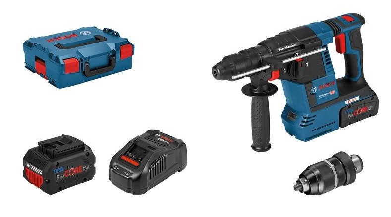 Bosch GBH 18V-26 F Professional  2x 5,5Ah (Rychlovýměnné sklíčidlo 13 mm) - kopie