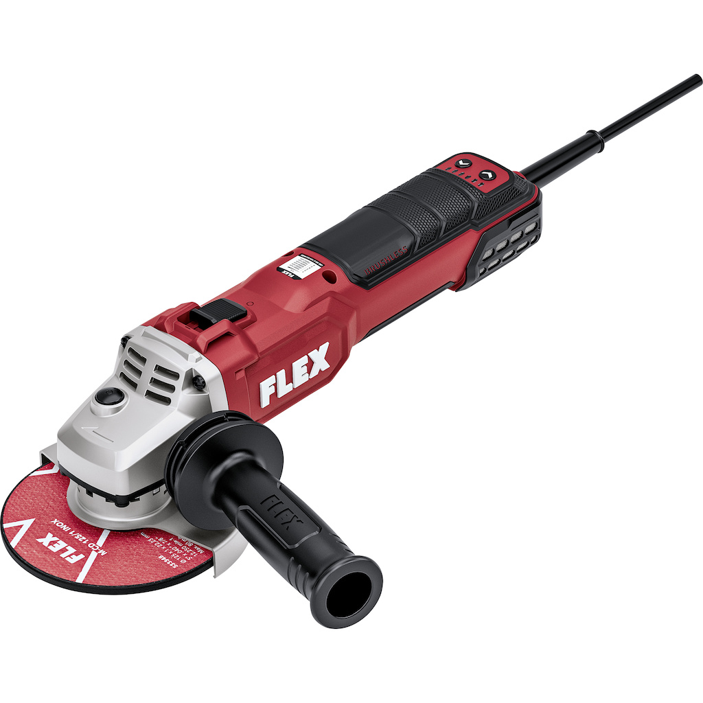 Úhlová bruska 2000 W pro ušlechtilou ocel a legované oceli, 125 mm