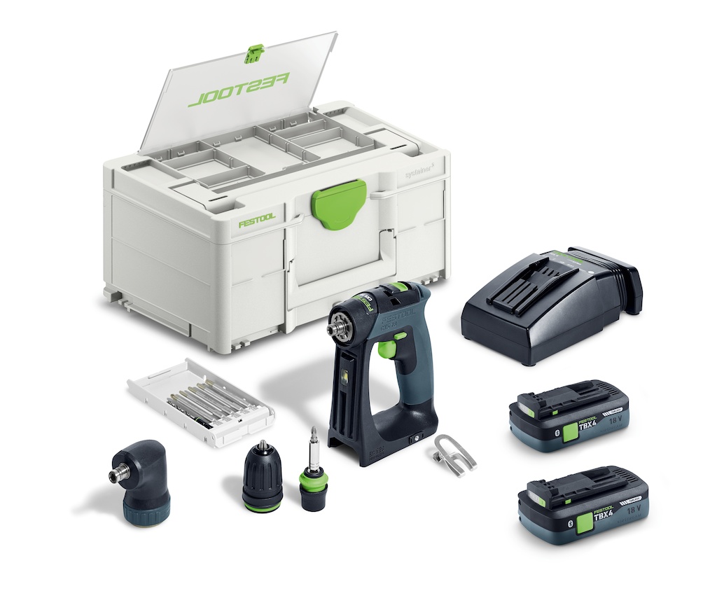 Akumulátorový vrtací šroubovák CXS 18 TBX4,0 I-Set