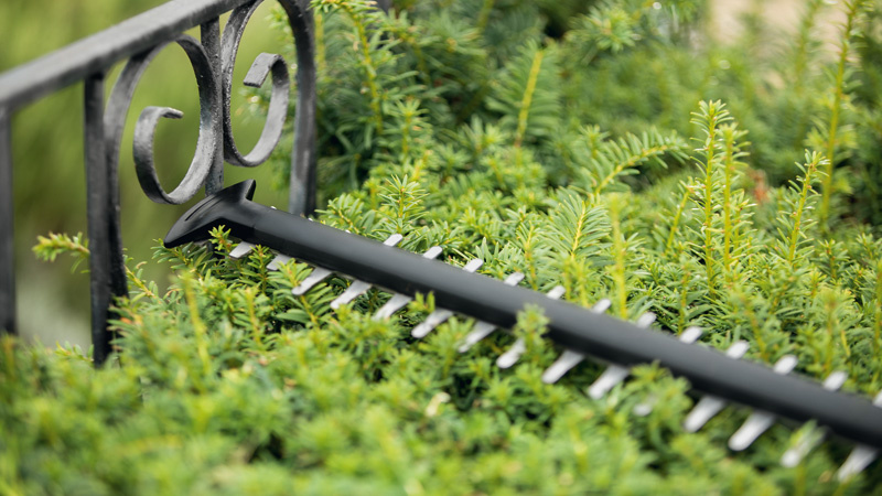 Akumulátorové nůžky na živé ploty UniversalHedgeCut 18V-55
