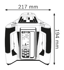 Rotační laser GRL 500 HV + LR 50