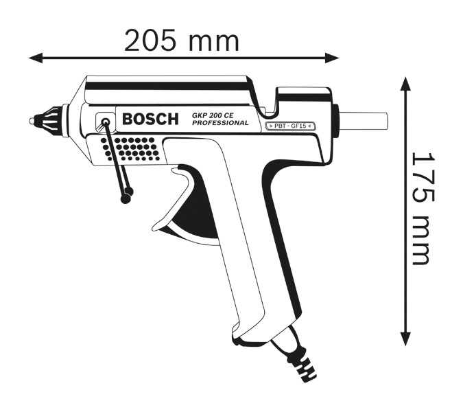 Lepicí pistole GKP 200 CE
