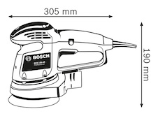 Excentrická bruska GEX 125 AC