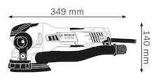 Excentrická bruska GET 55-125