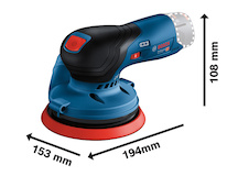 Akumulátorová excentrická bruska GEX 12V-125