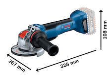 Akumulátorová úhlová bruska s X-LOCK GWX 18V-10 P