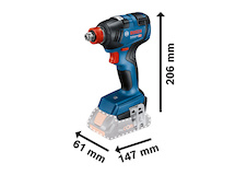Akumulátorový rázový utahovák GDX 18V-200