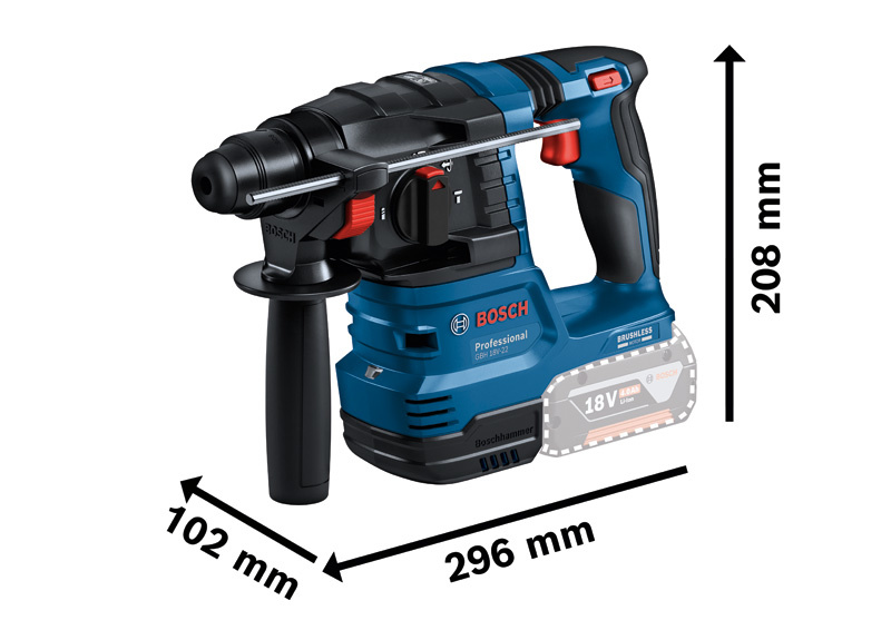Kombinovaná sada 18V GSR+GDX+GBH+GWS+2× 5,0 Ah+GAL18V-40