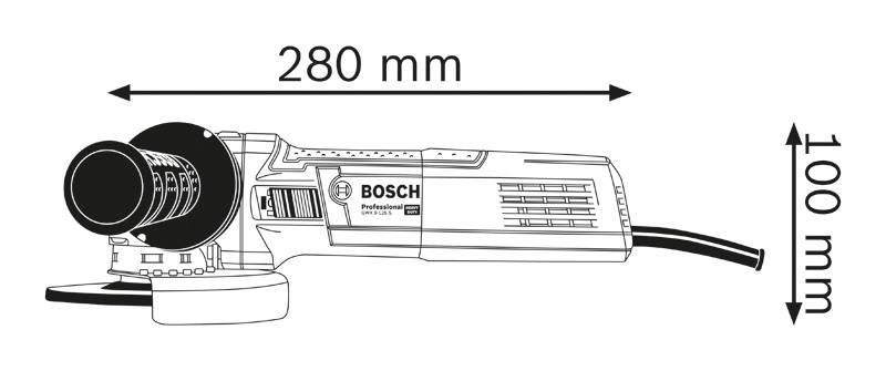 Úhlová bruska s X-LOCK GWX 9-125 S
