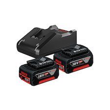 Startovací sada 2× GBA 18V 4.0Ah + GAL 18V-40
