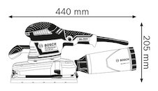 Vibrační bruska GSS 280 AVE