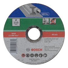 Dělicí kotouč rovný, kov D = 115 mm; Tloušťka = 1,6 mm