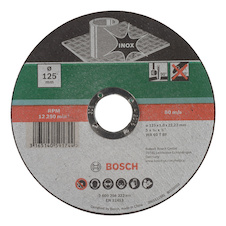 Dělicí kotouč rovný, nerezová ocel (Inox) D = 125 mm; Tloušťka = 1,0 mm