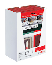Papír pro ruční broušení Universal Remove Prepare Finish, 230 × 280 mm, P60/120/240