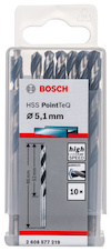 Spirálový vrták HSS PointTeQ 5,1 mm
