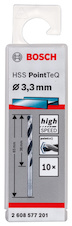 Spirálový vrták HSS PointTeQ 3,3 mm