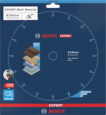Karbidový řezací kotouč EXPERT Multi Material, 230 × 22,23 mm