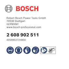 Sada brusných papírů EXPERT C470 pro excentrické brusky, 150 mm, 6 otvorů, G10 × 60/10 × 80/10 × 120/10 × 180/10 × 240, 50 ks