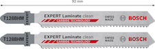 Pilový plátek pro přímočaré pily EXPERT Laminate Clean T128BHM, 2 ks