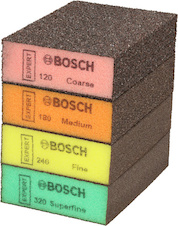 Brusný blok EXPERT S471 Standard, 26 × 69 × 97 mm, 5× hrubá, 5× střední, 5× jemná, 5× velmi jemná, 20 ks