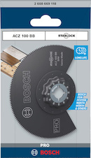 Segmentový pilový kotouč PRO ACZ 100 BB pro multifunkční nářadí, 100 mm