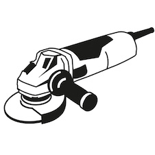 Ochranný kombinovaný kryt pro řezání, plastové upínání, 100 mm