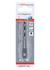Spirálový vrták HSS PointTeQ Hex 4,2 mm