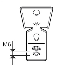 Kovový závěs PRO FMI-M6/M8