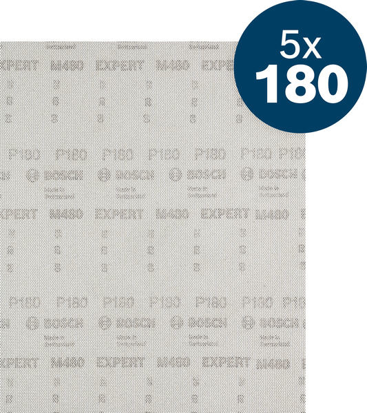Brusná mřížka EXPERT M480 pro vibrační brusky 230 × 280 mm, G180, 5 ks
