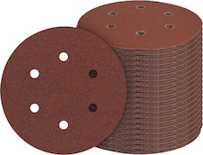 Brusný papír C430, 150 mm, G20 × 40/20 × 60/20 × 80/20 × 120/20 × 180, 100 ks