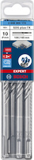 Vrták do kladiv EXPERT SDS plus-7X, 10 × 100 × 165 mm, 10 ks