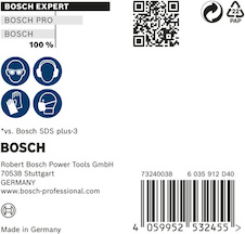 Vrtáky do kladiv EXPERT SDS plus-7X, 10 × 200 × 265 mm, 10 ks