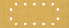 Brusný papír EXPERT C470 se 14 otvory pro vibrační brusky 115 × 280 mm, G 320, 10 ks