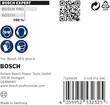 Vrták do kladiv EXPERT SDS plus-7X, 6 × 50 × 115 mm, 10 ks