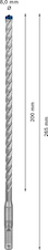 Vrtáky do kladiv EXPERT SDS plus-7X, 8 × 200 × 265 mm, 30 ks