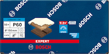 Brusný papír EXPERT C470 s více otvory pro vibrační brusky 150 mm, G 60 50 ks