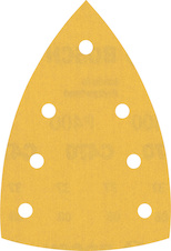 Brusný papír EXPERT C470 se 7 otvory pro multifunkční pily 100 × 150 mm, G 400, 10 ks