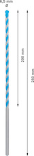 Víceúčelový vrták EXPERT CYL-9 MultiConstruction, 6,5 × 200 × 250 mm