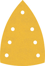 Brusný papír EXPERT C470 se 7 otvory pro multifunkční pily 100 × 150 mm, G 240, 10 ks