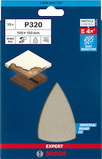 Brusné mřížky EXPERT M480 pro multifunkční brusky 100 × 150 mm, P320, 10 ks
